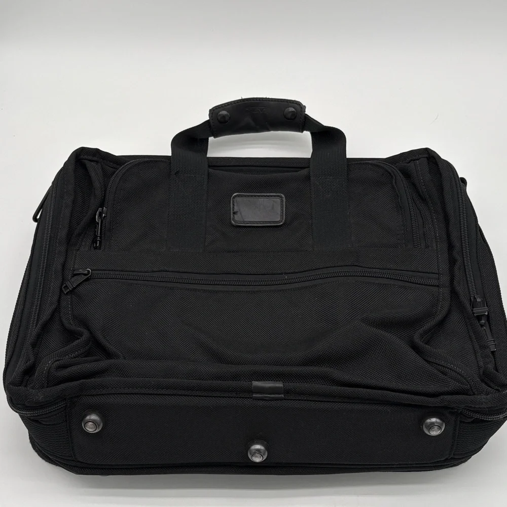Tumi Black Laptop Travel Work Case 16x12